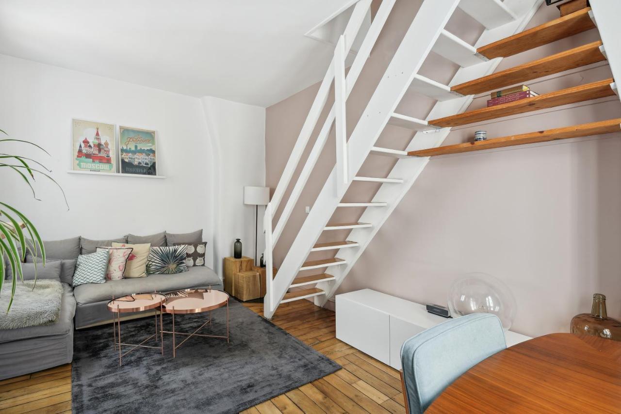 Charming Duplex In Privatestreet, Citycenter Paris Exteriör bild